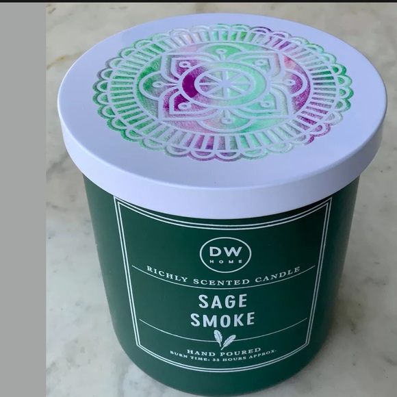 DW HOME CANDLE SAGE SMOKE RICHLY SCENTED NEW 9.1 oz NEW - Picture 2 of 3